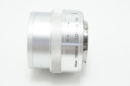 良品 Nikon ニコン 1 NIKKOR VR 10-30mm F3.5-5.6 PD ZOOM シルバー 1マウント ズームレンズ 260630v