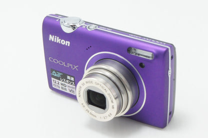 Nikon ニコン COOLPIX S5100 コンパクトデジタルカメラ ライトパープル 260701g