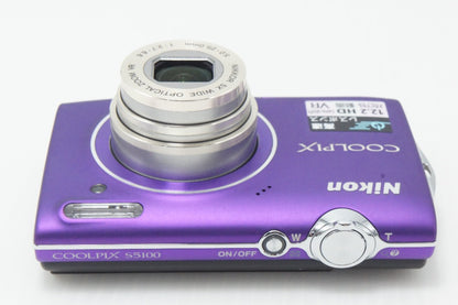 Nikon ニコン COOLPIX S5100 コンパクトデジタルカメラ ライトパープル 260701g