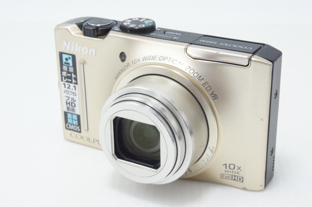Nikon ニコン COOLPIX S8100 コンパクトデジタルカメラ プレシャスゴールド 元箱付 260701l