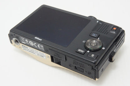 Nikon ニコン COOLPIX S8100 コンパクトデジタルカメラ プレシャスゴールド 元箱付 260701l