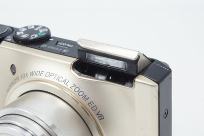 Nikon ニコン COOLPIX S8100 コンパクトデジタルカメラ プレシャスゴールド 元箱付 260701l