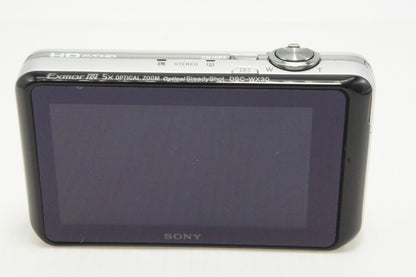 美品 SONY ソニー Cyber-shot DSC-WX30 コンパクトデジタルカメラ シルバー 260701r