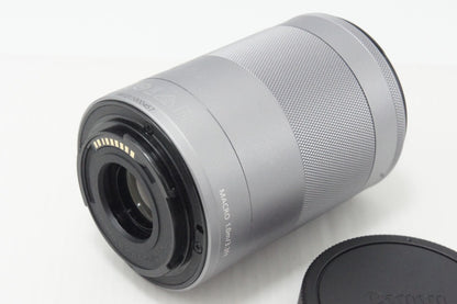 美品 Canon キヤノン EF-M 55-200mm F4.5-6.3 IS STM ズームレンズ シルバー EF-Mマウント 260702ab
