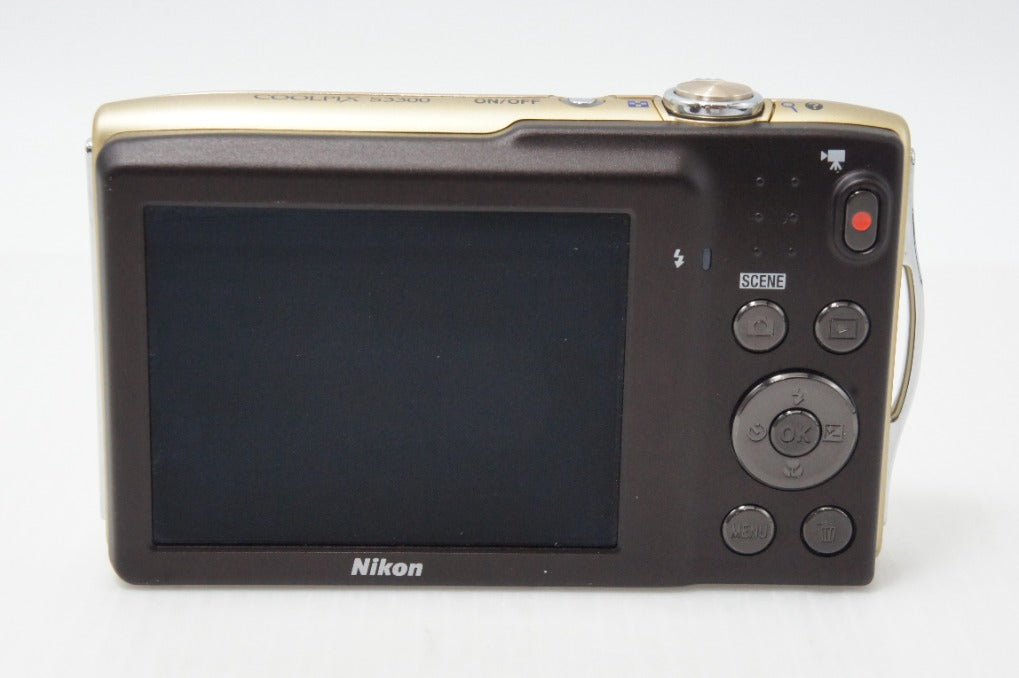 美品 Nikon ニコン COOLPIX S3300 コンパクトデジタルカメラ スイートゴールド 元箱付 260702c