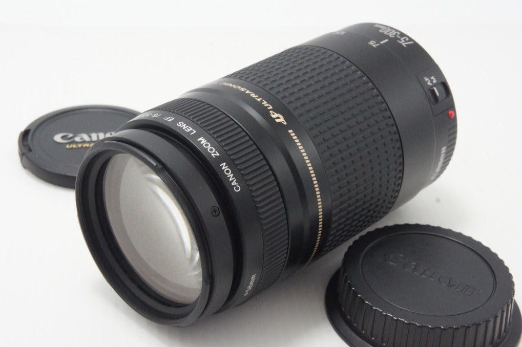 訳あり品 Canon キヤノン EF 75-300mm F4-5.6 II USM フルサイズ ズームレンズ 260702f