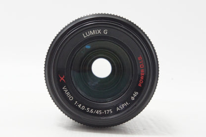 良品 Panasonic パナソニック LUMIX G X VARIO PZ 45-175mm F4.0-5.6 ASPH. POWER O.I.S. H-PS45175 ポーチ付 260702i