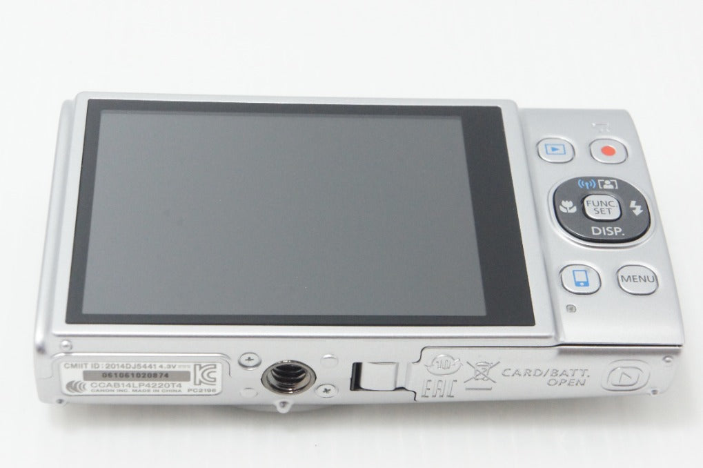美品 Canon キヤノン IXY 640 コンパクトデジタルカメラ シルバー 元箱付 260702r