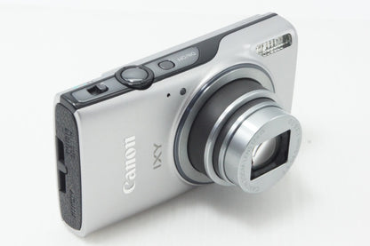 美品 Canon キヤノン IXY 640 コンパクトデジタルカメラ シルバー 元箱付 260702r