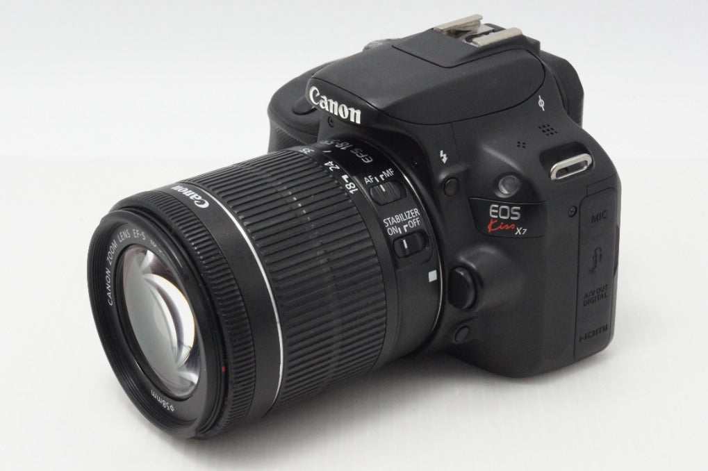 Canon キヤノン EOS Kiss X7 ボディ + EF-S 18-55mm IS STM レンズキット デジタル一眼レフカメラ 260702s