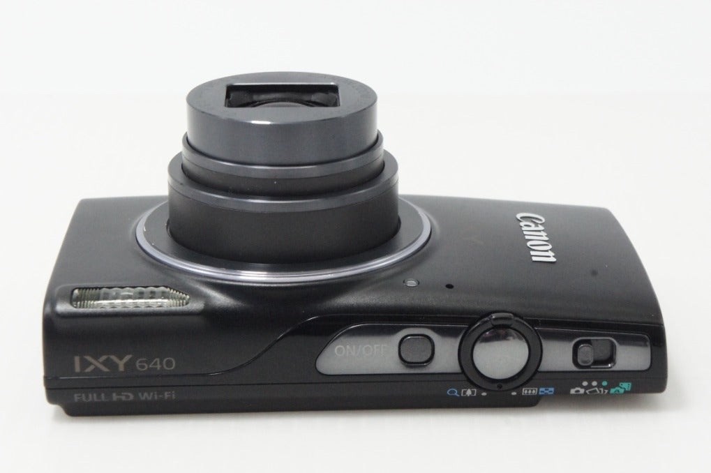 良品 Canon キヤノン IXY 640 コンパクトデジタルカメラ ブラック 元箱付 260702w