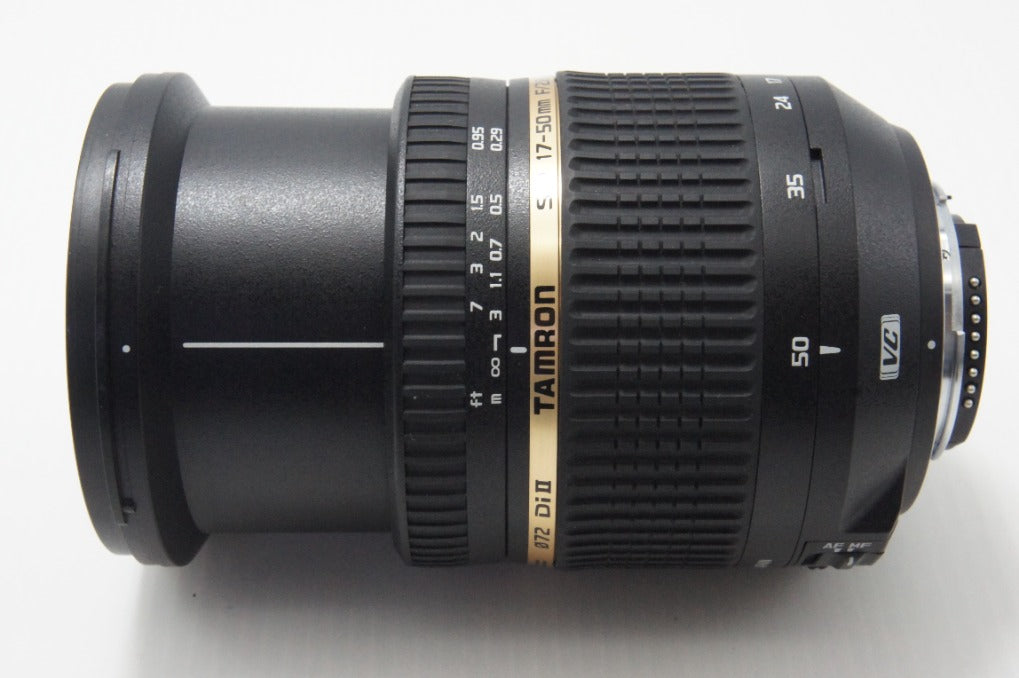 TAMRON SP AF 17-50mm F2.8 XR Di II VC LD Aspherical IF B005 Nikon Fマウント APS-C ズームレンズ フード付 260702x