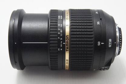 TAMRON SP AF 17-50mm F2.8 XR Di II VC LD Aspherical IF B005 Nikon Fマウント APS-C ズームレンズ フード付 260702x