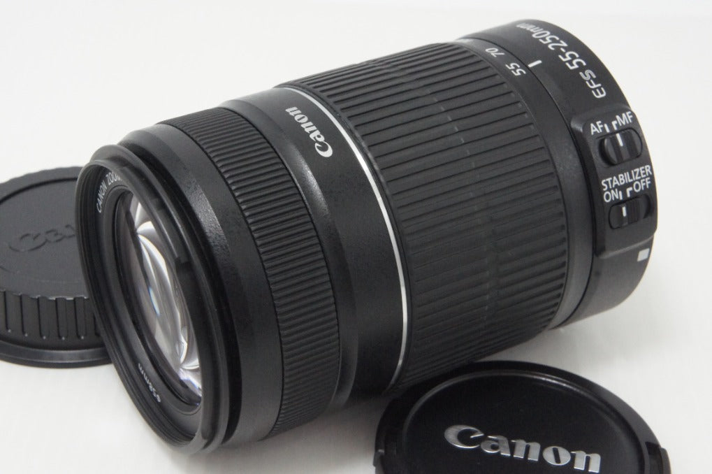 Canon キヤノン EF-S 55-250mm F4-5.6 IS II ズームレンズ APS-C 260703aa