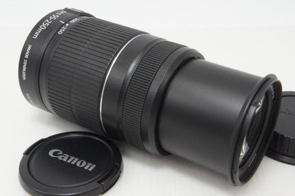 Canon キヤノン EF-S 55-250mm F4-5.6 IS II ズームレンズ APS-C 260703aa