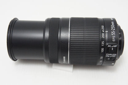 Canon キヤノン EF-S 55-250mm F4-5.6 IS II ズームレンズ APS-C 260703aa