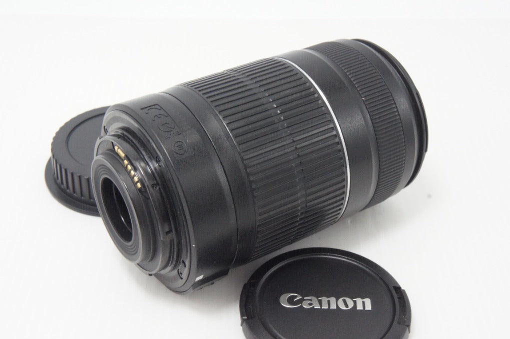 良品 Canon キヤノン EF-S 55-250mm F4-5.6 IS II APS-C ズームレンズ 260703ad