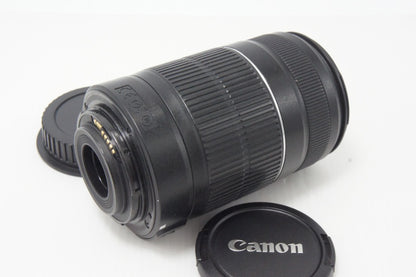 良品 Canon キヤノン EF-S 55-250mm F4-5.6 IS II APS-C ズームレンズ 260703ad