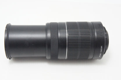 良品 Canon キヤノン EF-S 55-250mm F4-5.6 IS II APS-C ズームレンズ 260703ad