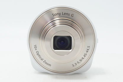 美品 SONY ソニー Cyber-shot DSC-QX10 レンズスタイルカメラ ホワイト ケース付 260703ae