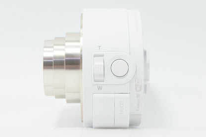 美品 SONY ソニー Cyber-shot DSC-QX10 レンズスタイルカメラ ホワイト ケース付 260703ae