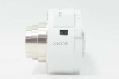 美品 SONY ソニー Cyber-shot DSC-QX10 レンズスタイルカメラ ホワイト ケース付 260703ae