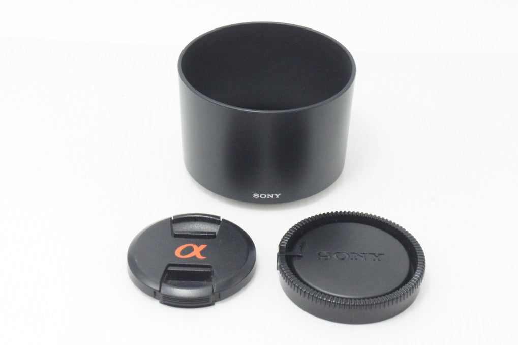 美品 SONY ソニー DT 55-200mm F4-5.6 SAM SAL55200-2 MINOLTA ミノルタ αマウント ズームレンズ フード付 260703ah