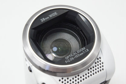 美品 Panasonic パナソニック デジタルハイビジョンビデオカメラ HC-V360M ホワイト 260703ai