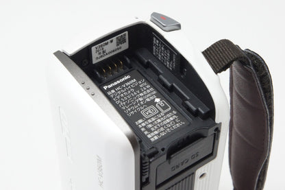 美品 Panasonic パナソニック デジタルハイビジョンビデオカメラ HC-V360M ホワイト 260703ai