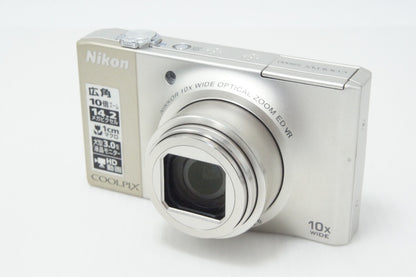 Nikon ニコン COOLPIX S8000 コンパクトデジタルカメラ シャンパンシルバー 元箱付 260703aj
