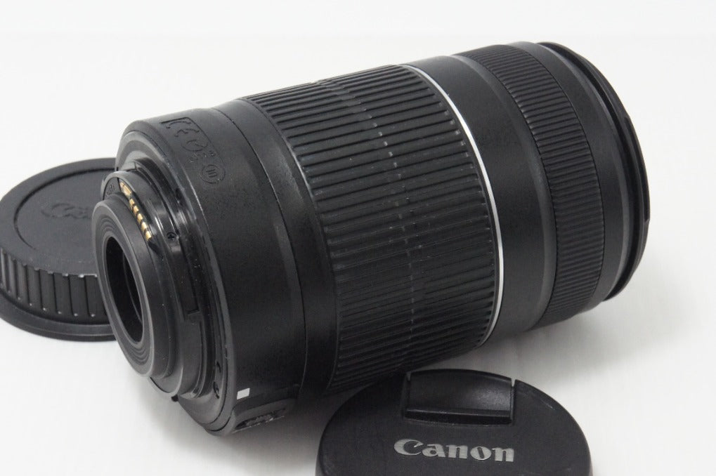 良品 Canon キヤノン EF-S 55-250mm F4-5.6 IS II ズームレンズ APS-C キット用白箱付 260703al