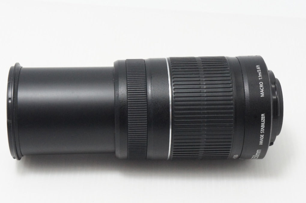 良品 Canon キヤノン EF-S 55-250mm F4-5.6 IS II ズームレンズ APS-C キット用白箱付 260703al