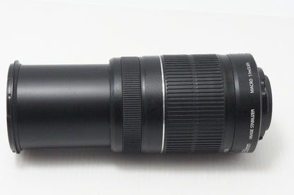 良品 Canon キヤノン EF-S 55-250mm F4-5.6 IS II ズームレンズ APS-C キット用白箱付 260703al