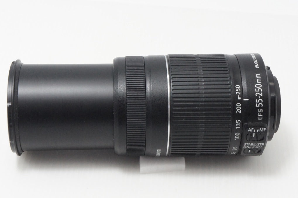 良品 Canon キヤノン EF-S 55-250mm F4-5.6 IS II ズームレンズ APS-C キット用白箱付 260703al