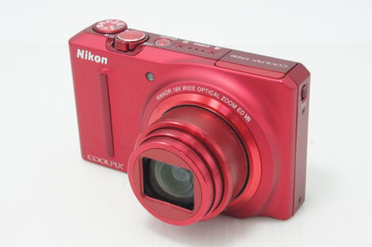 Nikon ニコン COOLPIX S9100 コンパクトデジタルカメラ グロリアスレッド 260703ap