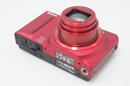 Nikon ニコン COOLPIX S9100 コンパクトデジタルカメラ グロリアスレッド 260703ap
