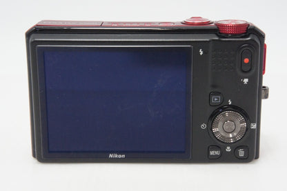 Nikon ニコン COOLPIX S9100 コンパクトデジタルカメラ グロリアスレッド 260703ap