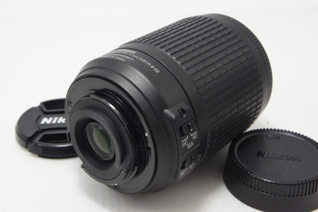 Nikon ニコン AF-S DX NIKKOR 55-200mm F4-5.6G ED VR APS-C ズームレンズ ポーチ付 260703aq
