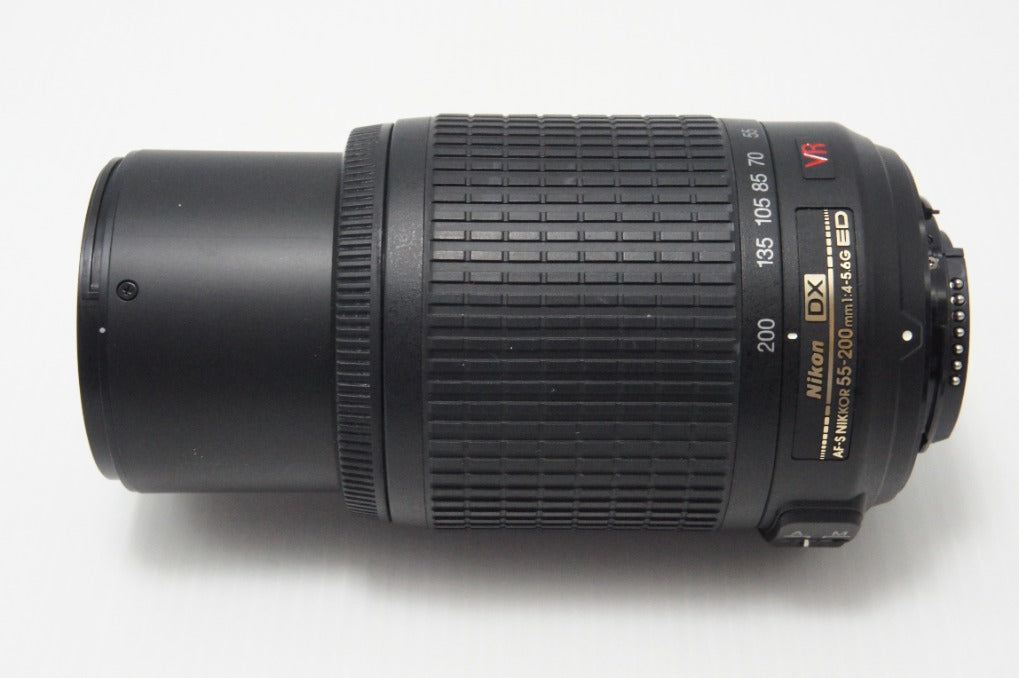 Nikon ニコン AF-S DX NIKKOR 55-200mm F4-5.6G ED VR APS-C ズームレンズ ポーチ付 260703aq