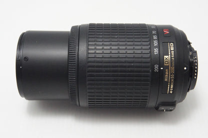 Nikon ニコン AF-S DX NIKKOR 55-200mm F4-5.6G ED VR APS-C ズームレンズ ポーチ付 260703aq