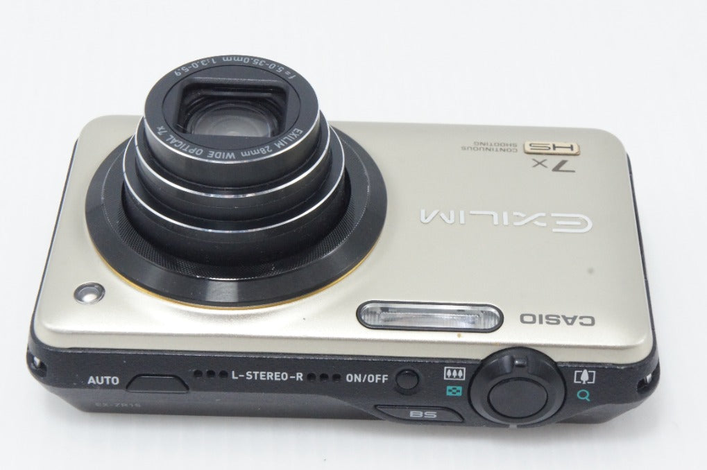 良品 CASIO カシオ EXILIM EX-ZR15 コンパクトデジタルカメラ ゴールド
