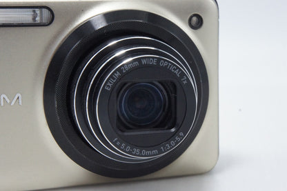 Good condition CASIO EXILIM EX-ZR15 Compact Digital Camera Gold 260703ar