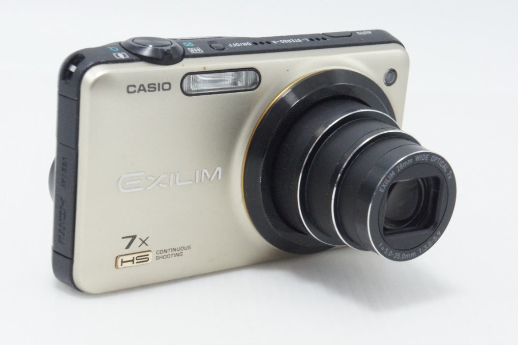 Good condition CASIO EXILIM EX-ZR15 Compact Digital Camera Gold 260703ar