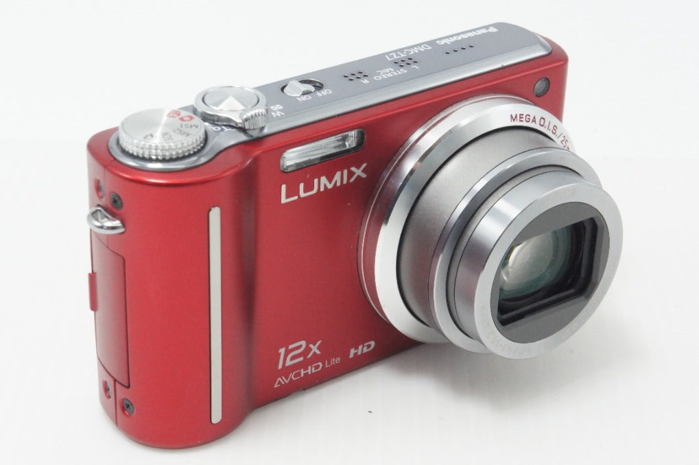 Panasonic パナソニック LUMIX DMC-TZ7 コンパクトデジタルカメラ レッド 260703ax