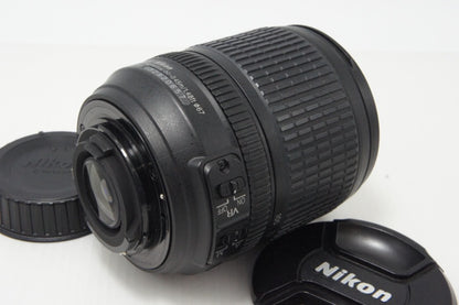 良品 Nikon ニコン AF-S DX NIKKOR 18-105mm F3.5-5.6G ED VR APS-C ズームレンズ フード ポーチ付 260703d