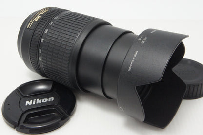 良品 Nikon ニコン AF-S DX NIKKOR 18-105mm F3.5-5.6G ED VR APS-C ズームレンズ フード ポーチ付 260703d