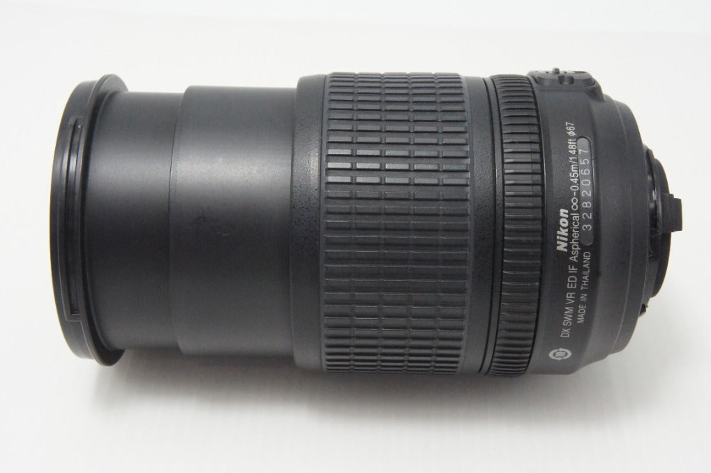 良品 Nikon ニコン AF-S DX NIKKOR 18-105mm F3.5-5.6G ED VR APS-C ズームレンズ フード ポーチ付 260703d