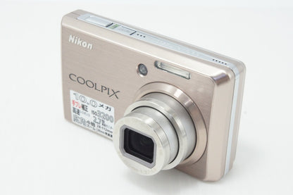 美品 Nikon ニコン COOLPIX S600 コンパクトデジタルカメラ ピンクゴールド 260703i