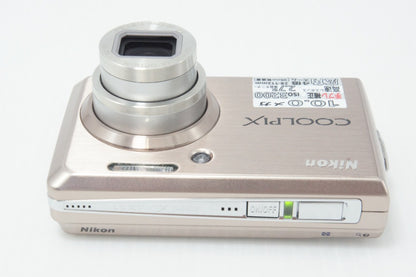 美品 Nikon ニコン COOLPIX S600 コンパクトデジタルカメラ ピンクゴールド 260703i