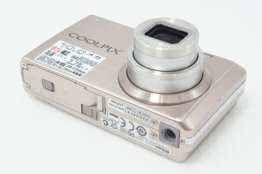 美品 Nikon ニコン COOLPIX S600 コンパクトデジタルカメラ ピンクゴールド 260703i